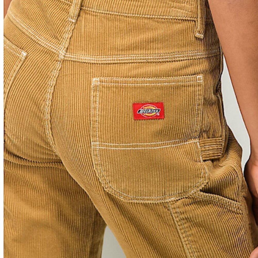 Dickies Women's Mustard Corduroy Work Pants